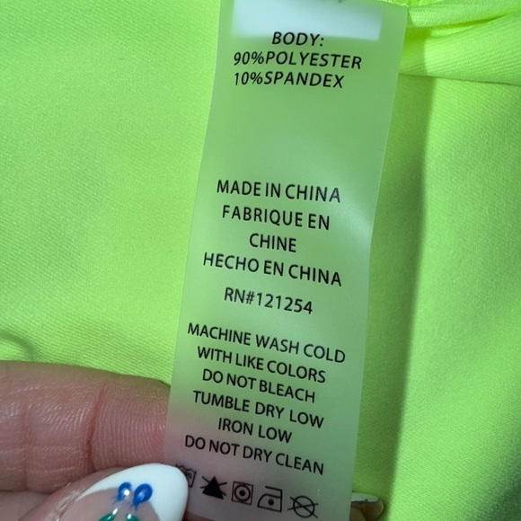 JOFIT Women’s Emma Cutaway Sleeveless Golf Shirt - Lemon Lime XXL - Picture 10 of 12